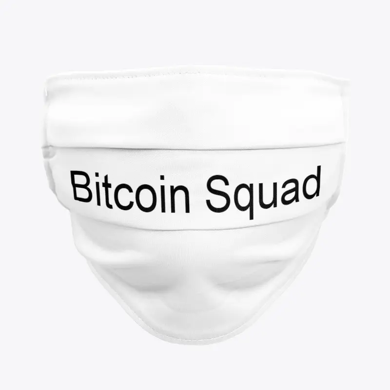 bitcoin squad face mask